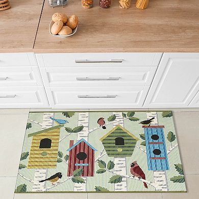 Liora Manne Esencia Bird Condos Indoor / Outdoor Mat