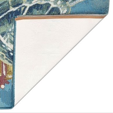 Liora Manne Esencia Santa Seaturtle Indoor / Outdoor Mat