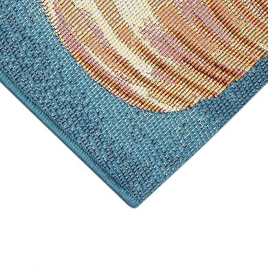 Liora Manne Esencia Sea Gem Ornaments Indoor / Outdoor Mat