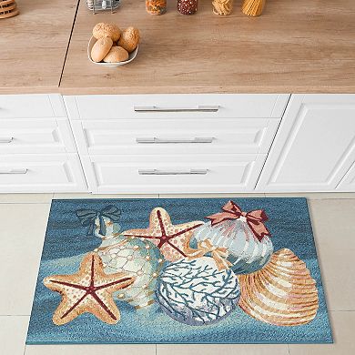 Liora Manne Esencia Sea Gem Ornaments Indoor / Outdoor Mat