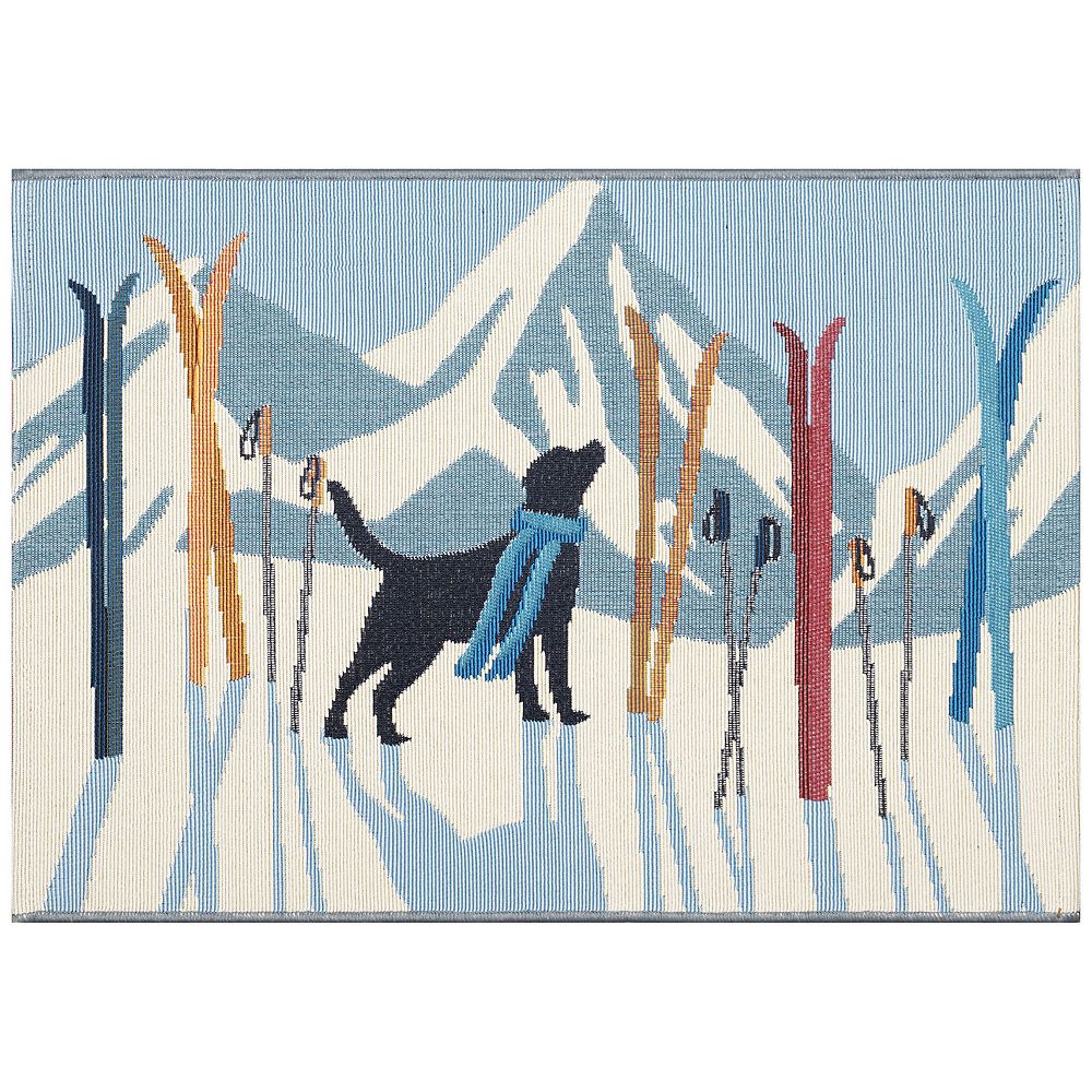 Liora Manne Esencia Downhill Dog Indoor / Outdoor Mat - 2X3 FT