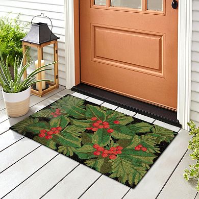 Liora Manne Natura Hollyberries Outdoor Mat