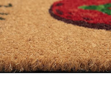 Liora Manne Natura Wipe Your Mistletoes Outdoor Mat