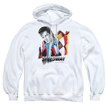 Elvis Presley Speedway Adult Pull Over Hoodie