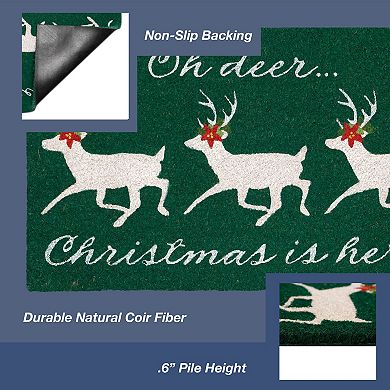 Liora Manne Natura Christmas Is Here Outdoor Mat