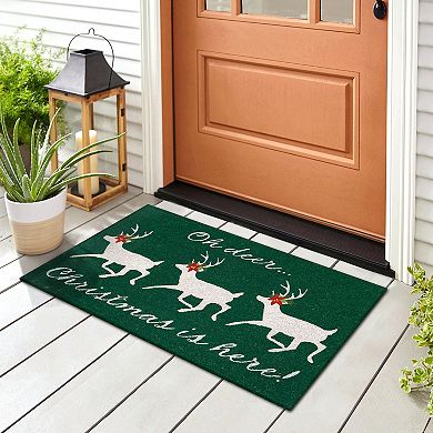 Liora Manne Natura Christmas Is Here Outdoor Mat
