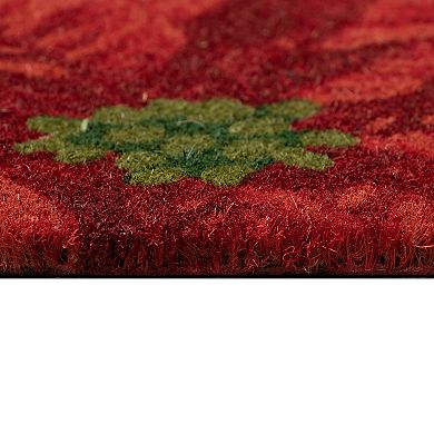 Liora Manne Natura Poinsettia Outdoor Mat