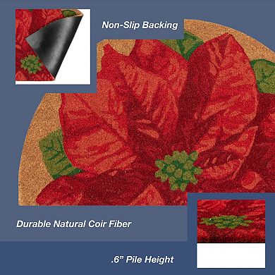 Liora Manne Natura Poinsettia Outdoor Mat