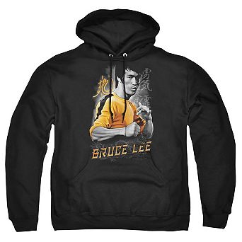 Bruce Lee Yellow Dragon Adult Pull Over Hoodie