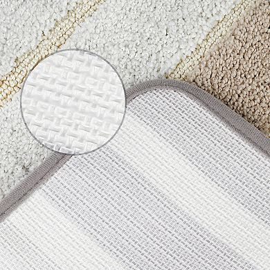 Non Slip Absorbent Bathroom Rug Soft Shaggy Bath Mat Rubber Back Bath Rug