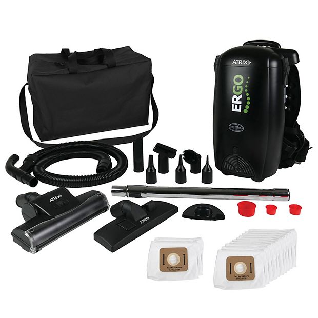 Atrix Commercial 8-qt. Ergo Backpack Vacuum & Blower with Multi
