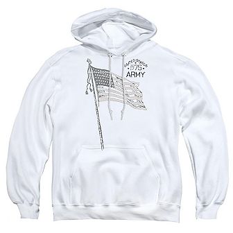 U.s. Army Tristar Adult Pull Over Hoodie
