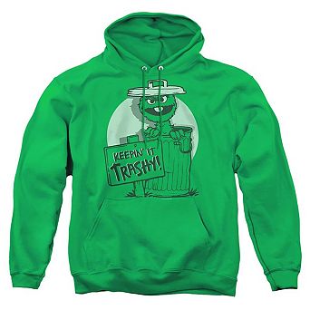 Sesame Street Keepin It Trashy Adult Pull Over Hoodie