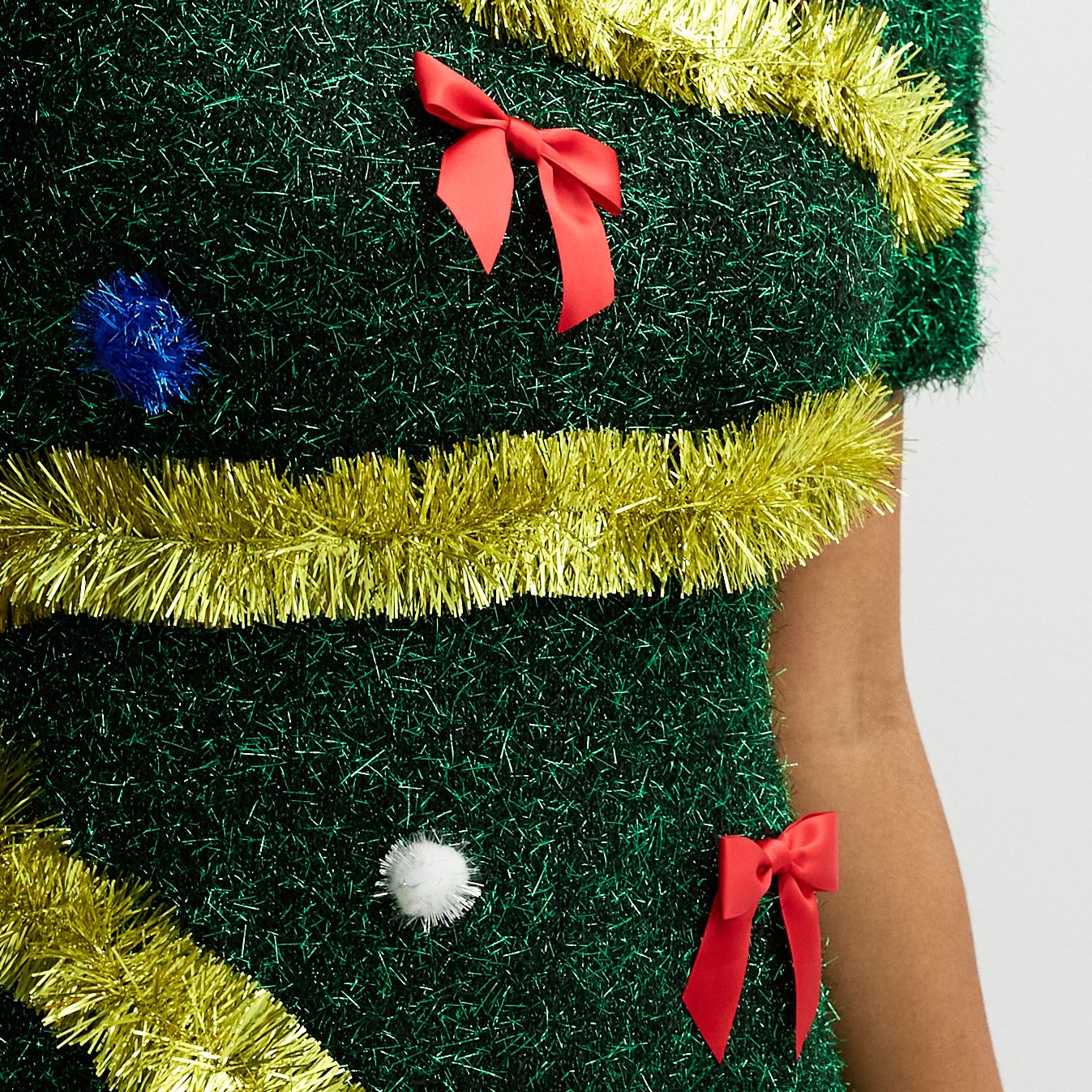 white christmas dresses Christmas Tree Tinsel Costume — The Party Monster main image 1
