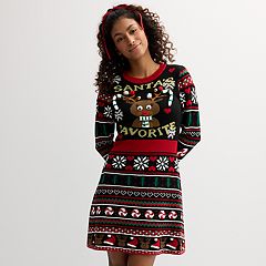 Kohls christmas sweaters juniors best sale