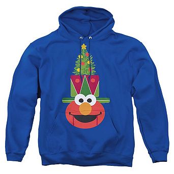 Sesame Street Christmas Nutcracker Elmo Adult Pull Over Hoodie
