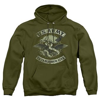 U.s. Army Union Eagle Adult Pull Over Hoodie