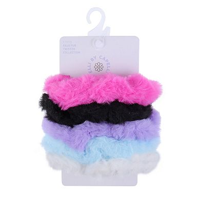 Girls Elli by Capelli 5-pc. Faux-Fur Twister Hair Ties