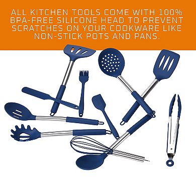 Silicone Cooking Utensils Set For Kitchen