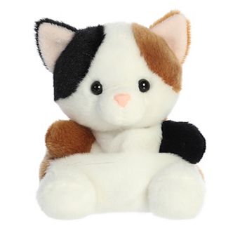 Aurora Mini White Palm Pals 5" Peebs Calico Cat Adorable Stuffed Animal