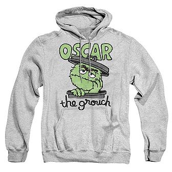 Sesame Street Canned Grouch Adult Pull Over Hoodie