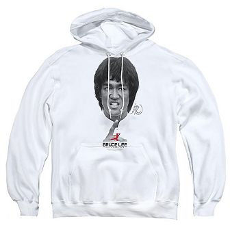 Bruce Lee Self Help Adult Pull Over Hoodie
