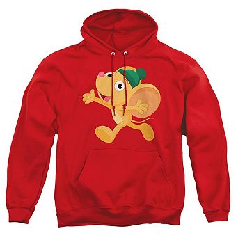 Sesame Street Furry Friend Little Mouse Adult Pull Over Hoodie