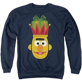 Sesame Street Christmas Nutcracker Bert Adult Crewneck Sweatshirt