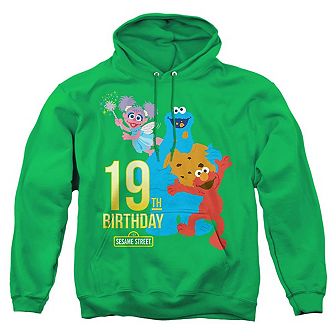 Sesame Street 19th Birthday Adult Pull Over Hoodie