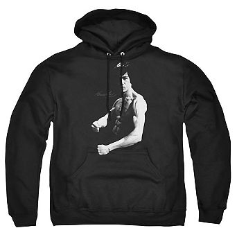 Bruce Lee Stance Adult Pull Over Hoodie