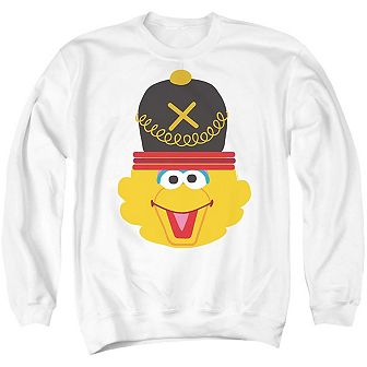 Sesame Street Christmas Nutcracker Big Bird Adult Crewneck Sweatshirt