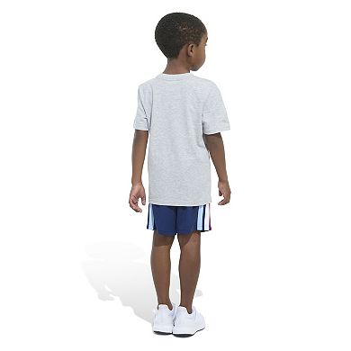 Boys 4-7 adidas USA Tee and 3 Stripe Shorts Set