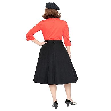 Unique Vintage Soda Shop Swing Skirt