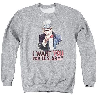 U.s. Army I Want You Adult Crewneck Sweatshirt
