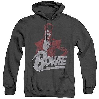 David Bowie Diamond David Adult Heather Hoodie