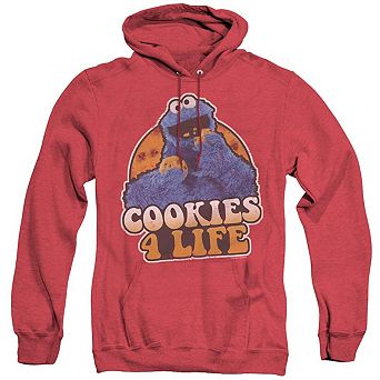 Sesame Street Cookies 4 Life Adult Heather Hoodie