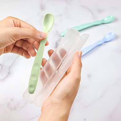 Re-Play 3-Pack Infant Spoons with Travel Case