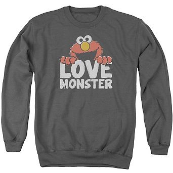 Sesame Street Love Monster Adult Crewneck Sweatshirt