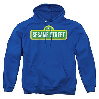 Sesame Street Logo Adult Pull Over Hoodie