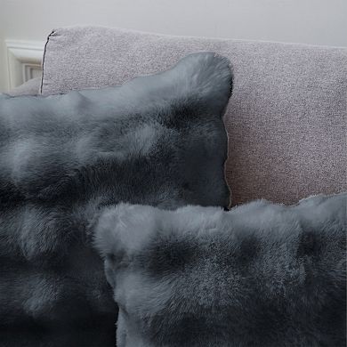 1 Pc Faux Fur Cozy Decorative Throw Pillow Case Luxury Soft Modern Plush Pillowcase 18"x18"
