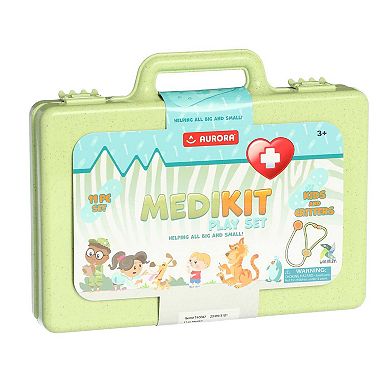 Aurora Toys Medium Green Wheatley 12" Medikit Play Set Versatile Toy