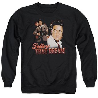 Elvis Presley Follow That Dream Adult Crewneck Sweatshirt
