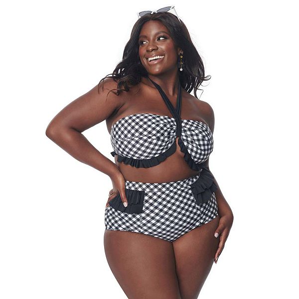 Double Dutch Reversible Halter Swim Top main image 0