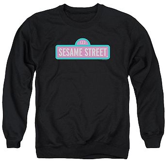 Sesame Street Alt Logo Adult Crewneck Sweatshirt