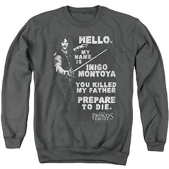 Princess Bride Hello Again Adult Crewneck Sweatshirt