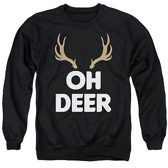Oh Deer It´s Christmas Unisex Adult Crewneck Sweatshirt Sweater