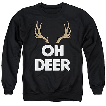 Oh Deer It´s Christmas Unisex Adult Crewneck Sweatshirt Sweater
