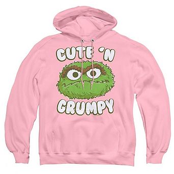 Sesame Street Cute N Grumpy Adult Pull Over Hoodie