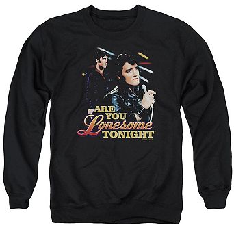 Elvis Presley Are You Lonesome Adult Crewneck Sweatshirt