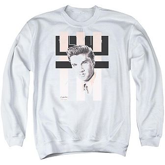 Elvis Presley Retro Adult Crewneck Sweatshirt